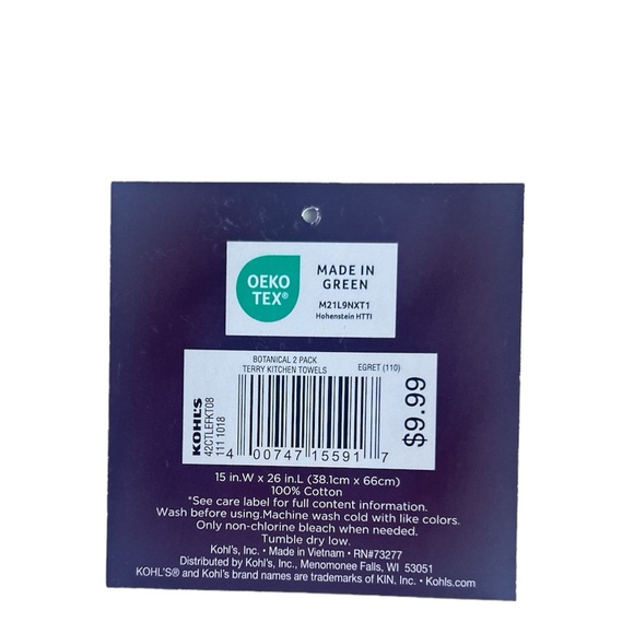 Hand Crafted Colorful Dragonflies Floral Hanging Hand Towels Crochet Top - Picture 10 of 12